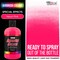 U.S. Art Supply Neon Pink Acrylic Special Effects Airbrush Paint - 8oz Ready to Spray Air Brush Paint for Nails, Models, Fabric - Water-Based Air Brush Painting